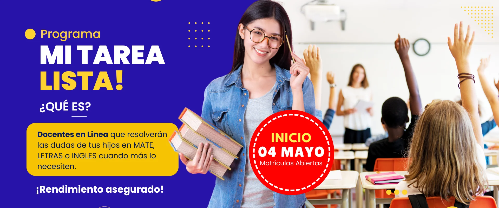 Aula virtual Maiven Academy - clases online para escolares de Lima